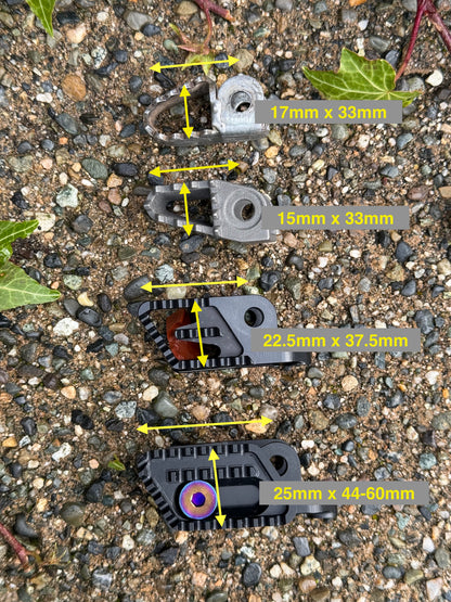 Adjustable Rear Brake Tip - 1 way