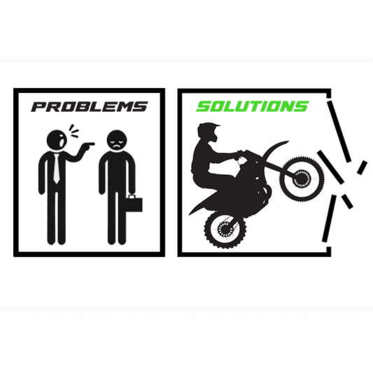 Problems | Solutions Bumper Sticker